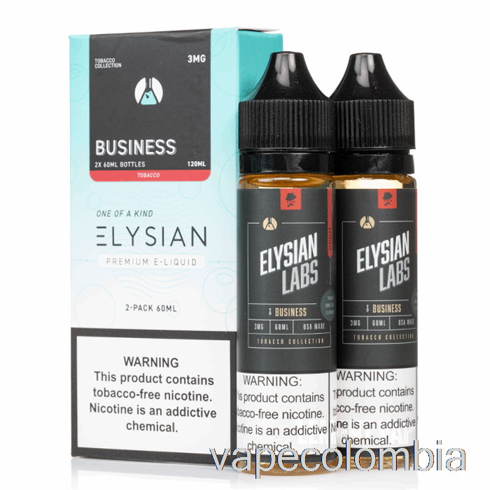 Vape Desechable Business - Elysian Labs - 120ml 3mg